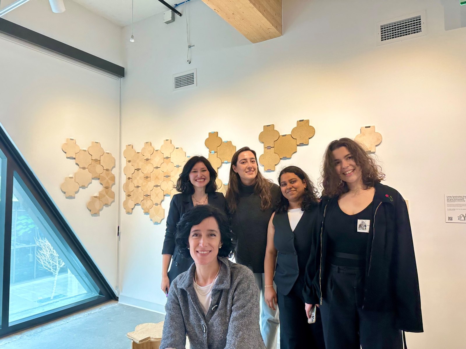The team with the TEGULA installation at Pioneering Biomaterials